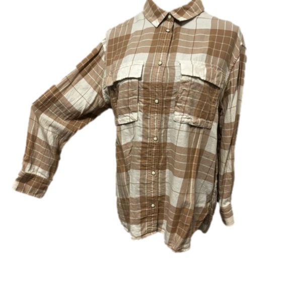American Eagle Outfitters Jackets & Blazers - AE Oversized Plaid Shirt Jacket